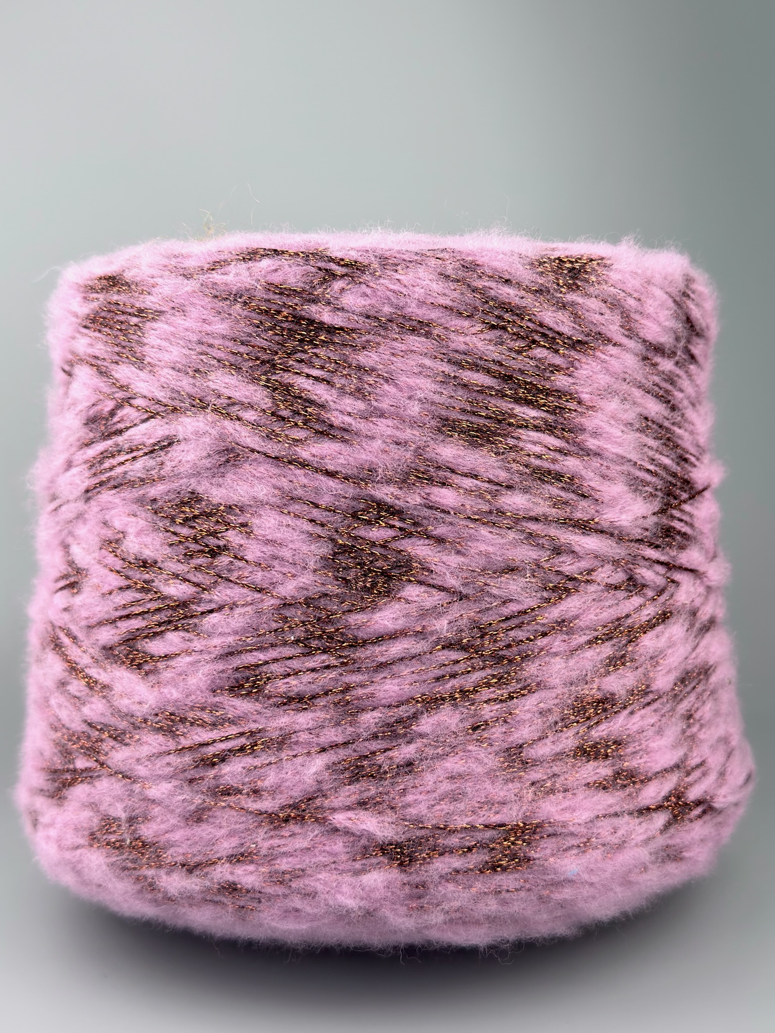 DI.VE Sfavilla Nm 4500 – Fantasiegarn aus Merinowolle Extrafine  col. Lavendel, Altrosa und Flieder foto 2